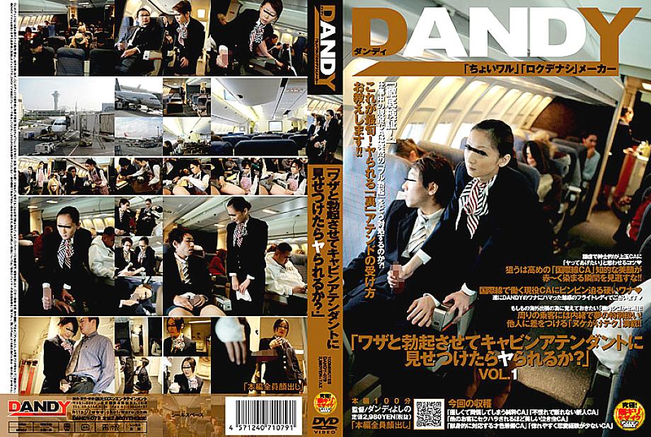 DANDY-079 “ถ้าฉันทำให้คุณแข็งตัวและแสดงให้พนักงานต้อนรับบนเครื่องบินดู คุณจะทำได้หรือเปล่า?”